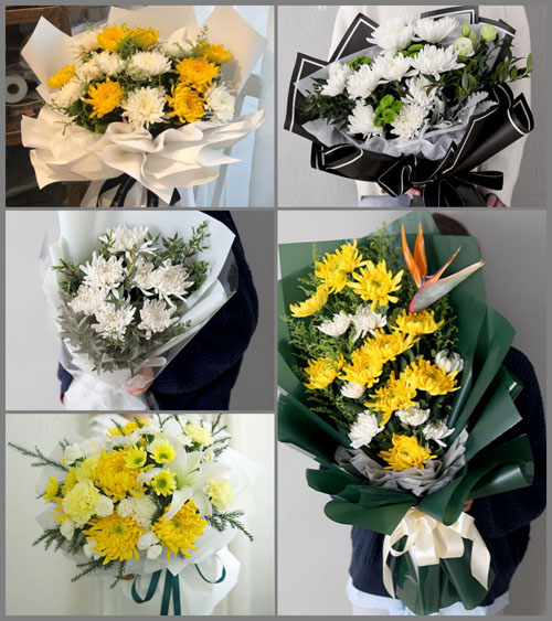 福建莆田秀屿区笏石镇笏石社区白事花束代送